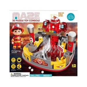 Настільна гра MKD 219 A лабіринт, 2 джойстики для керування, механічний принцип, вежа з прапором, в коробці [Склад