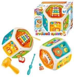 Ігровий центр 65540 "WToys", ОЗВУЧУВАННЯ УКРАЇНСЬКОЮ МОВОЮ, підсвічування, пісні, казки, скоромовки, цифри, музичні