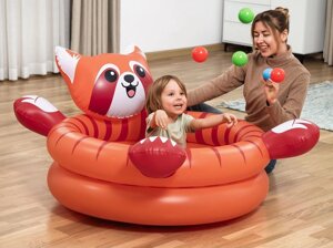 Дитячий надувний басейн BestWay 52702 «Червона панда» (94*107 см,58 см, об'єм: 26 л, надувне дно, серія: Play Center,