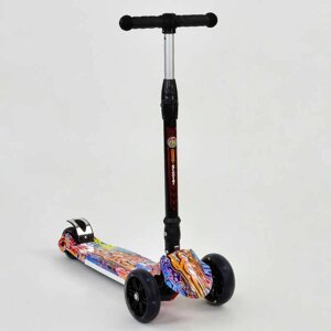 Самокат двоколісний дитячий Best Scooter А 24717/ 7404 (колеса: передні Ø5.5"/заднє Ø3,15"/PU, рама: алюміній, до 40