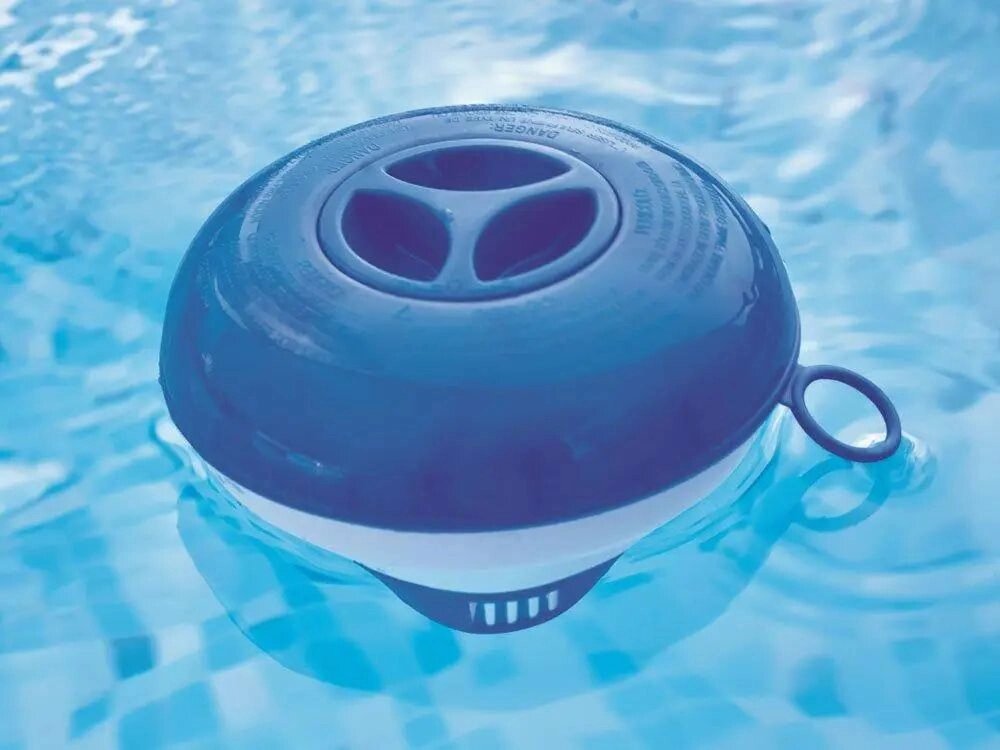 Поплавець-дозатор хімії BestWay 58210 (для басейну, для таблеток Mini Ø2.5 см, регуляція швидкості розчину) [Склад від компанії CD-Market - фото 1