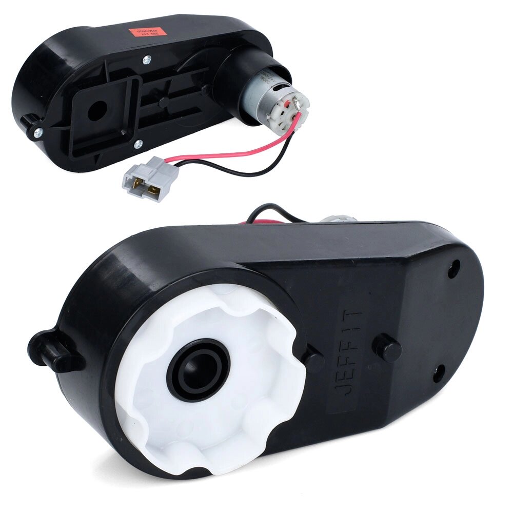 Редуктор колеса в зборі з мотором для дитячого електромобіля Bambi Racer M 6107-F-GEAR BOX (24V, RPM19000, отвір під від компанії CD-Market - фото 1