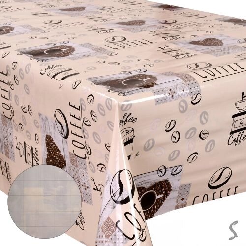 Скатертина-клейонка ПВХ 3-хсл. у рулоні на нетканій основі Retro-Lux 1.40*20м Stenson MA-5570 [Склад зберігання: Одеса від компанії CD-Market - фото 1