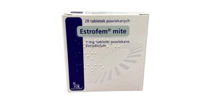Єстрофем ( Естрофем ) 1 мг, 28 табл
