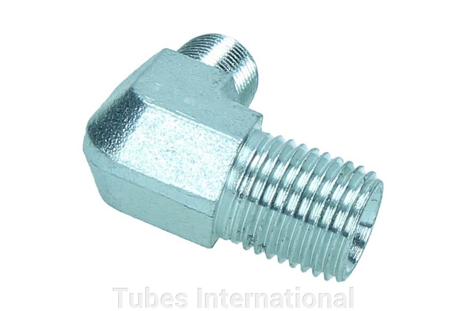 Адаптор 90° зовн. різьба BSP / зовн. різьба NPT від компанії Tubes International - фото 1