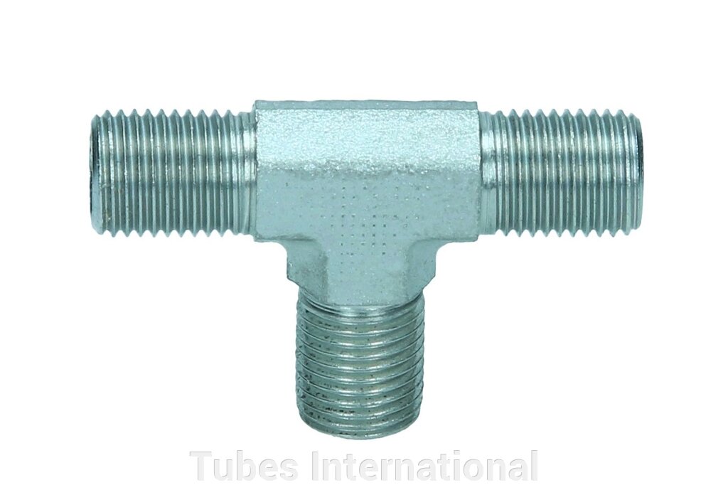 Адаптор - трійник, зовн. різьба BSP від компанії Tubes International - фото 1
