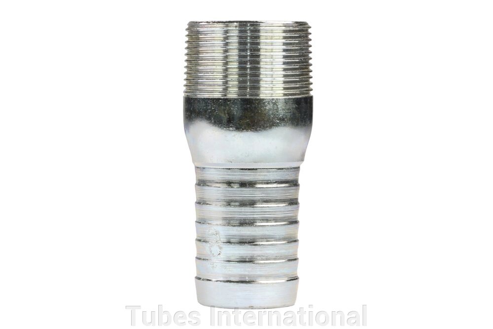 Фітінг CNP з зовн. різьбою BSPT 1.1/2" під шланг 1.1/2", оцинк. Сталь від компанії Tubes International - фото 1