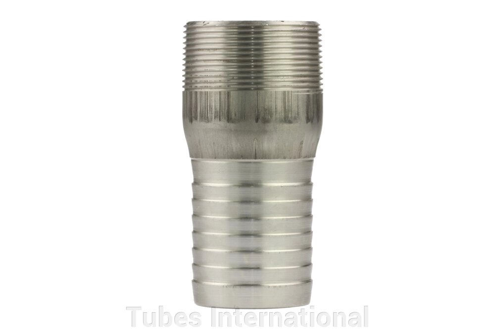 Фітінг CNP з зовн. різьбою BSPT 2" під шланг 2", AISI 304 від компанії Tubes International - фото 1