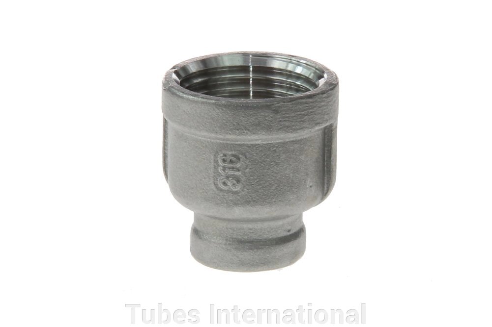 Муфта редукційна внут. різьба 1/2" BSP / внут. різьба 1/4" BSP, AISI 316 від компанії Tubes International - фото 1