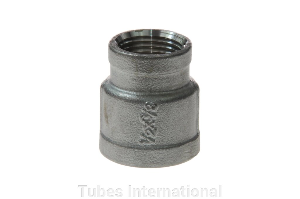 Муфта редукційна внут. різьба 1" BSP / внут. різьба 1/2" BSP, AISI 316 від компанії Tubes International - фото 1