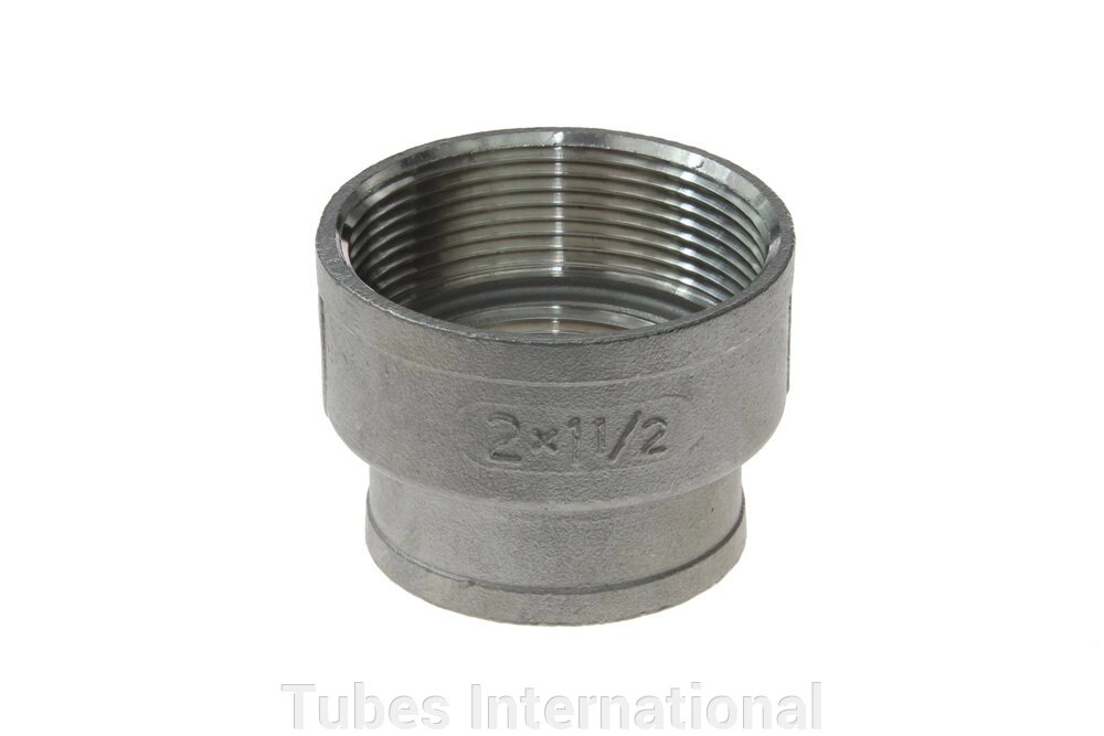 Муфта редукційна внут. різьба 2" BSP / внут. різьба 1.1/2" BSP, AISI 316 від компанії Tubes International - фото 1