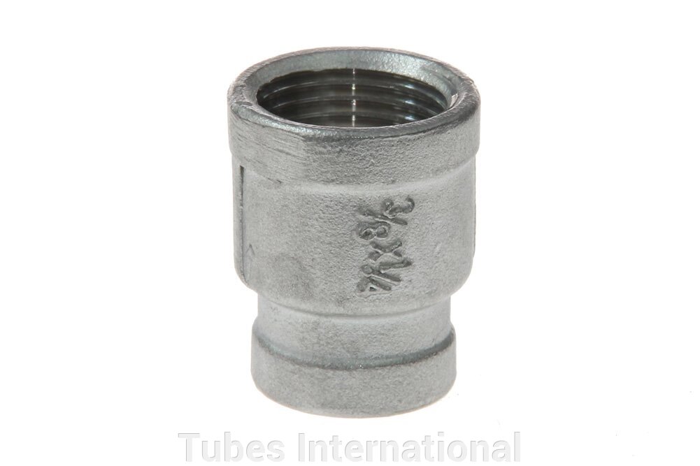Муфта редукційна внут. різьба 3/8" BSP / внут. різьба 1/4" BSP, AISI 316 від компанії Tubes International - фото 1