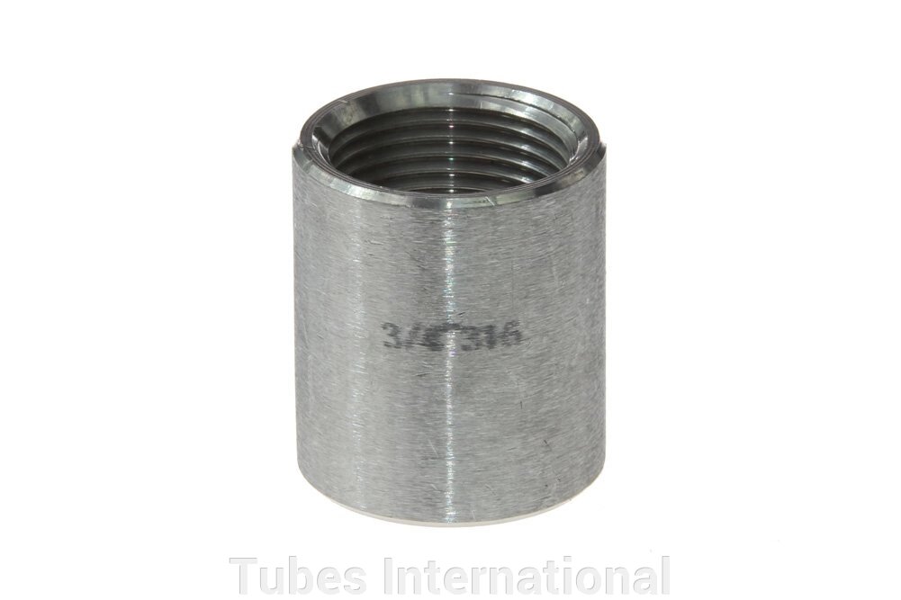 Муфта з внутрішньою різьбою BSP 3/4" BSP, AISI 316 від компанії Tubes International - фото 1