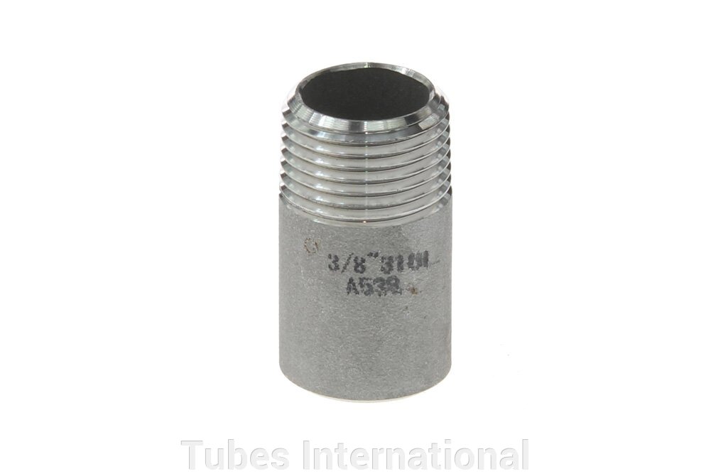 Ніпель приварний з зовн. різьба 3/8" BSPT, 17,2 мм, AISI 316 від компанії Tubes International - фото 1
