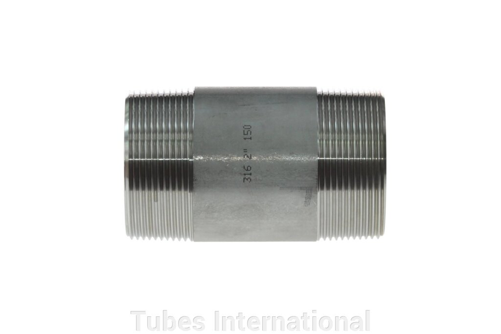 Ніпель трубний з зовн. різьбою 4" BSPT, AISI 316 від компанії Tubes International - фото 1