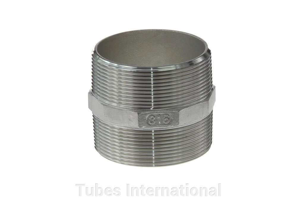Ніпель з зовн. різьбою 1.1/2" BSPT, AISI 316 від компанії Tubes International - фото 1