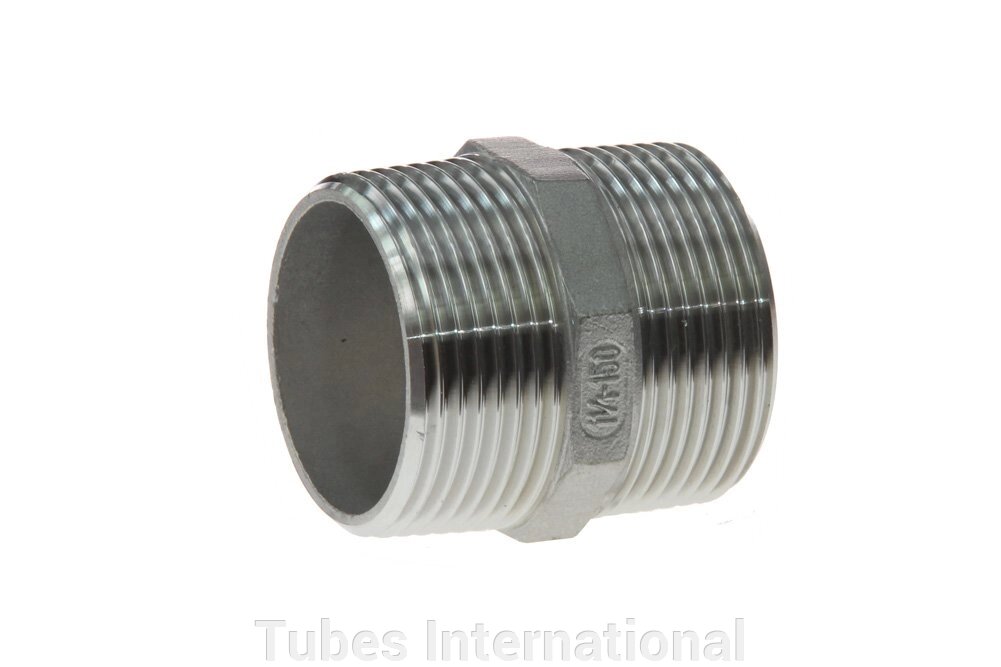 Ніпель з зовн. різьбою 1.1/4" BSPT, AISI 316 від компанії Tubes International - фото 1
