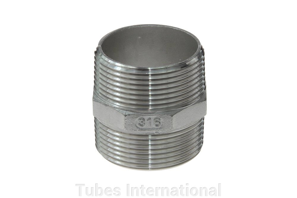 Ніпель з зовн. різьбою 2.1/2" BSPT, AISI 316 від компанії Tubes International - фото 1