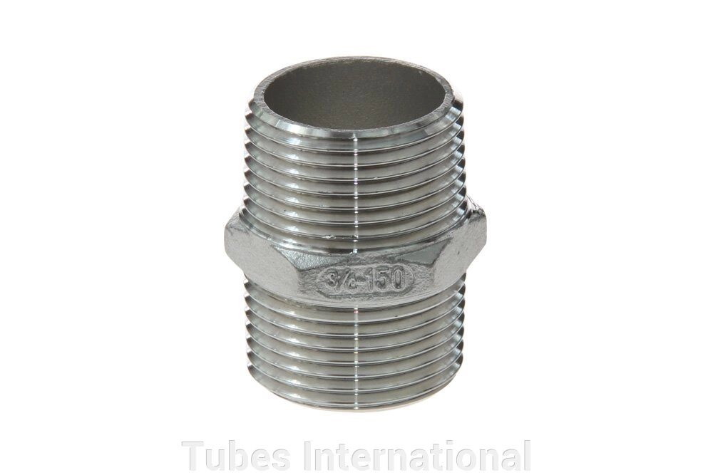 Ніпель з зовн. різьбою 4" BSPT, AISI 316 від компанії Tubes International - фото 1
