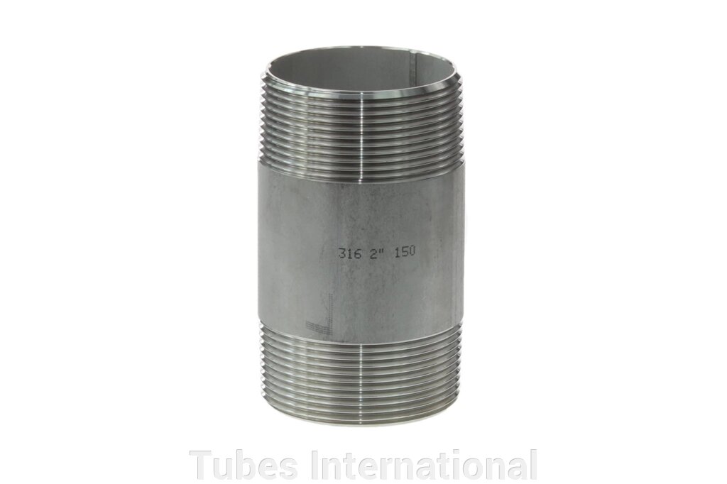 Подвійний ніпель з зовнішньою різьбою BSPT VT 127 від компанії Tubes International - фото 1
