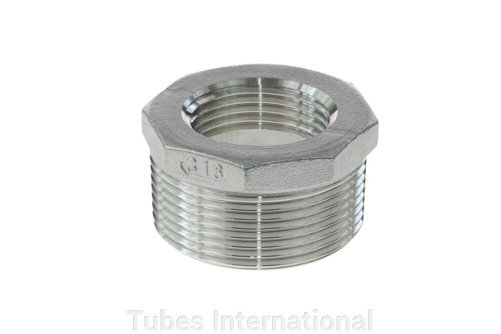 Редукція зовн. різьба 1.1/4" BSPT / внут. різьба 3/4" BSP, AISI 316 від компанії Tubes International - фото 1
