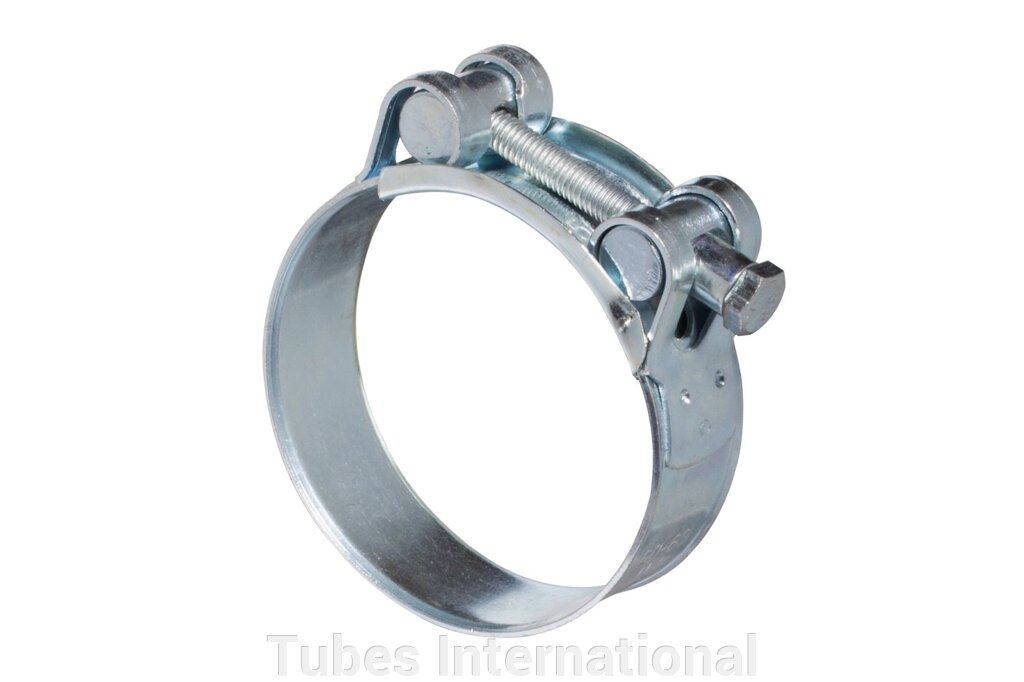Стрічковий хомут з замком HDC (оцинкована сталь) від компанії Tubes International - фото 1