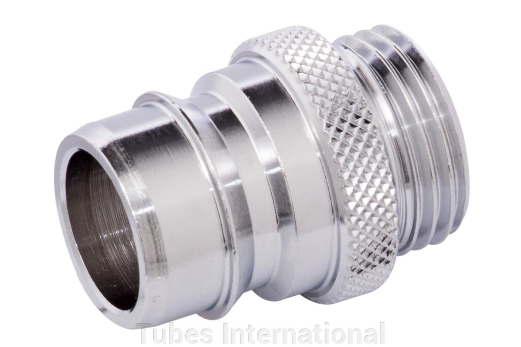 Втик. частина швидкороз. 3/4" з зовн. різьбою 1/2" BSP до піст. , латунь хром. від компанії Tubes International - фото 1