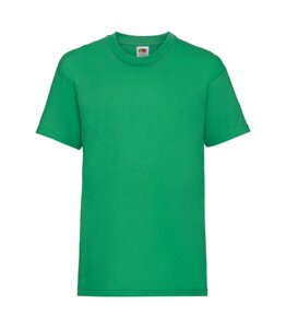 Дитяча футболка однотонна зелена 033-47