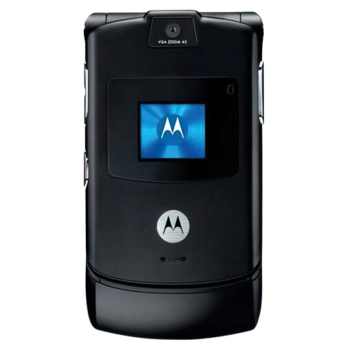 Кнопковий телефон розкладачка Motorola RAZR V3 (новий, оригінал) 2019 корпус з металу