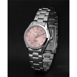Жіночий наручний годинник на металевій брасілі з нержавіючої сталі, водонепроникний