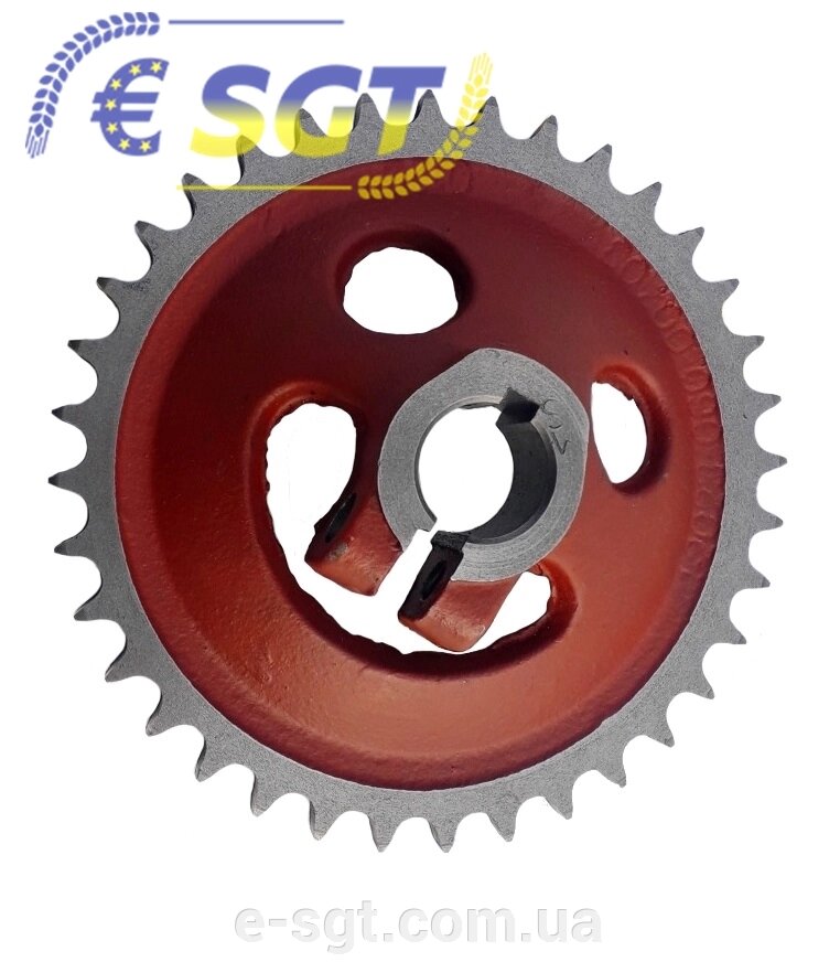 Звездочка большая z=36 (р=15,875) привода шнека Famarol Z511 ##от компании## "Євро-СГТ" - ##фото## 1