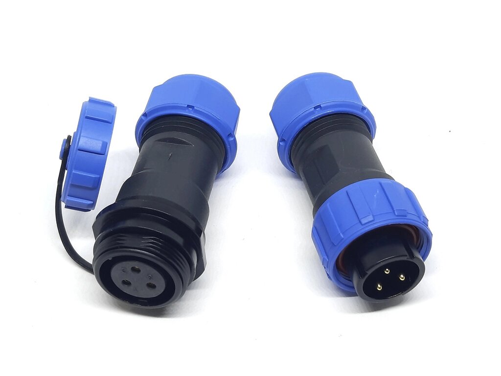 Герметичний роз'єм EKYK SP17(SD17), 3 PIN, IP68 стикувальний від компанії Кладова Майстра на Закупка - фото 1