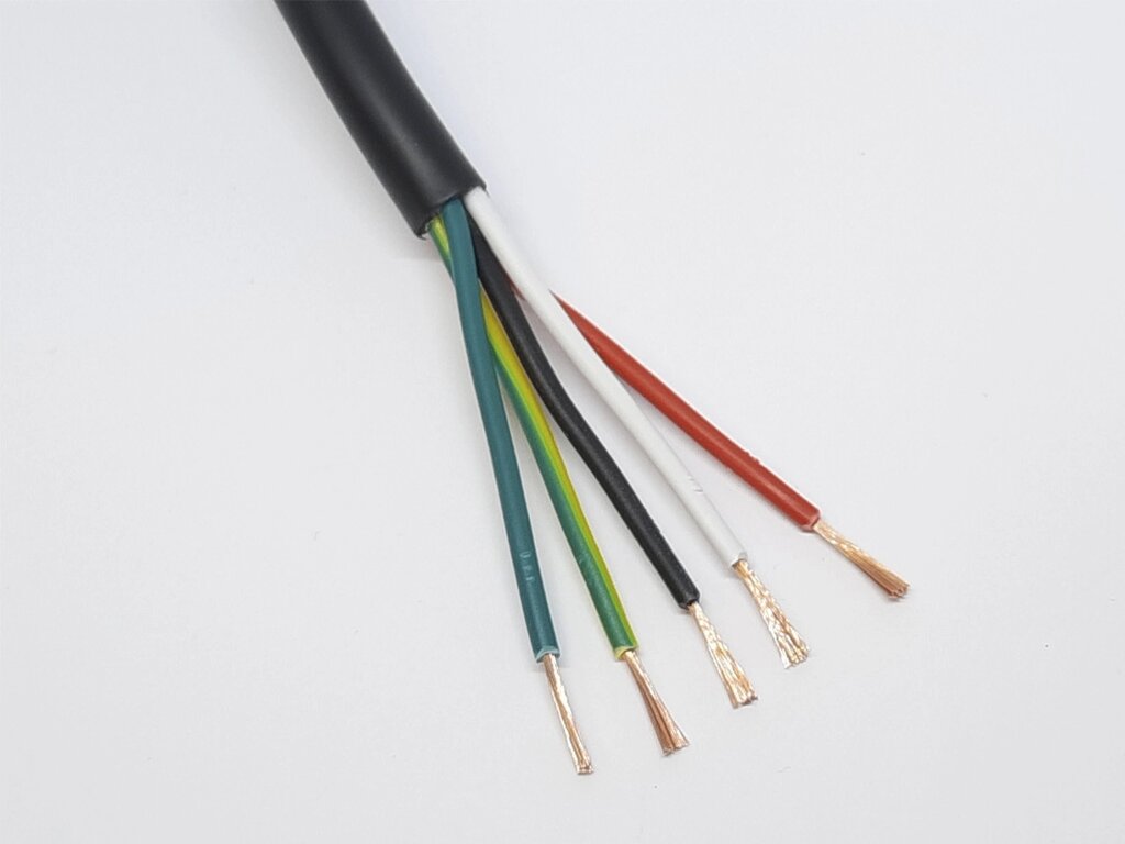 Кабель сигнальний мідний RVV 5*1мм2 від компанії Кладова Майстра на Закупка - фото 1