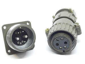 Металевий силовий роз'єм P28K3Q на 6 контактів в Одеській області від компанії Кладовая мастера на Закупка