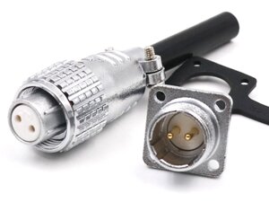 Металевий силовий роз'єм P12 на 2 контакти в Одеській області від компанії Кладовая мастера на Закупка