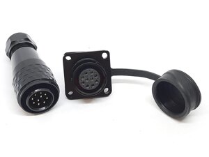 Роз'єм SA16-10P 10 контактів квадратний фланець пара в Одеській області від компанії Кладовая мастера на Закупка