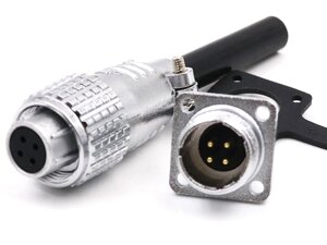 Металевий силовий роз'єм P12 на 4 контакти в Одеській області від компанії Кладовая мастера на Закупка