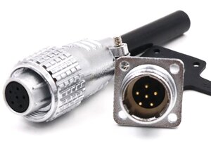 Металевий силовий роз'єм P12 на 6 контактів в Одеській області від компанії Кладовая мастера на Закупка