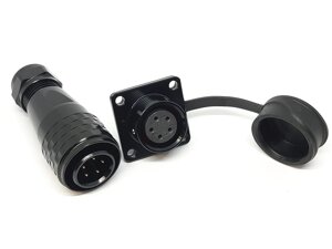 Роз'єм SA16-5P 5 контактів квадратний фланець пара в Одеській області від компанії Кладовая мастера на Закупка