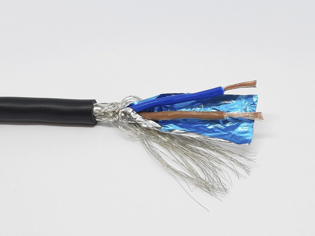 Провід екранований мідний RVSP вита пара 2-жильний 0.75мм2/18AWG від компанії Кладова Майстра на Закупка - фото 1