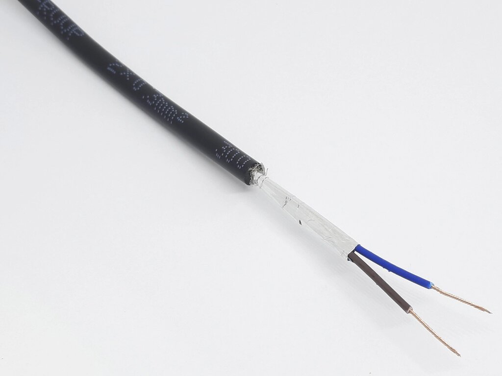Провід екранований мідний RVVP 2-жильний 0.3мм2/22AWG від компанії Кладова Майстра на Закупка - фото 1