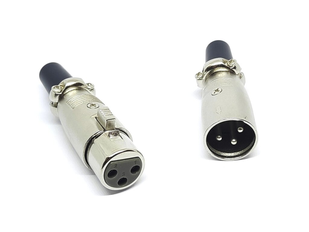 Роз'єм Canon XLR-3 контакти з'єднувальний (3pin) пара від компанії Кладова Майстра на Закупка - фото 1