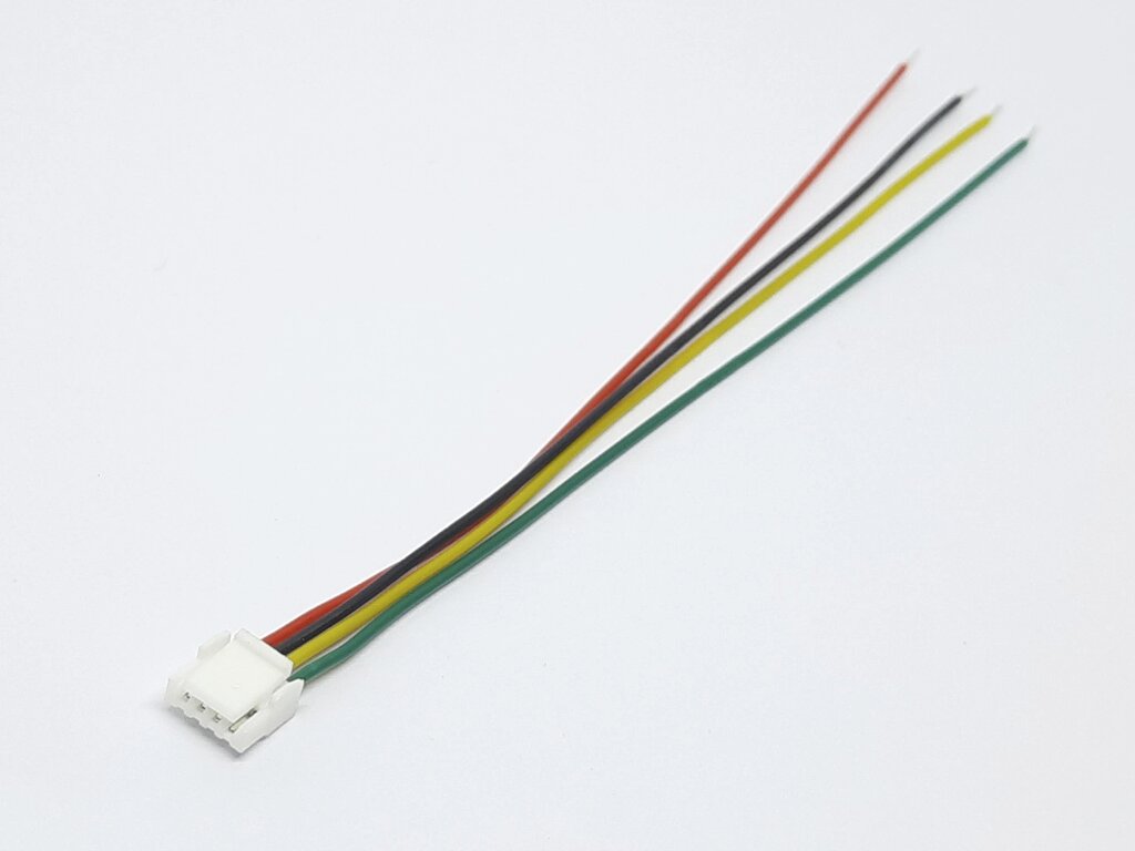 Роз'єм GH1.25 одинарний 4pin з проводами 10 см від компанії Кладова Майстра на Закупка - фото 1