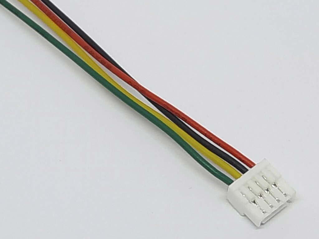 Роз'єм GH1.25 одинарний 4pin з проводами 30 см від компанії Кладова Майстра на Закупка - фото 1
