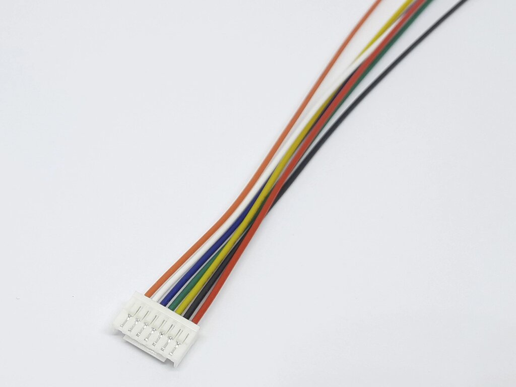 Роз'єм GH1.25 одинарний 7pin з проводами 20 см від компанії Кладова Майстра на Закупка - фото 1