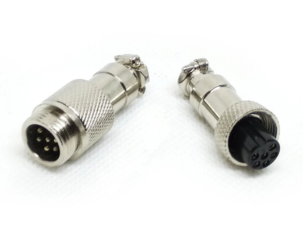 Роз'єм GX12-6 (M12-6, RS765) кабель-кабель від компанії Кладова Майстра на Закупка - фото 1