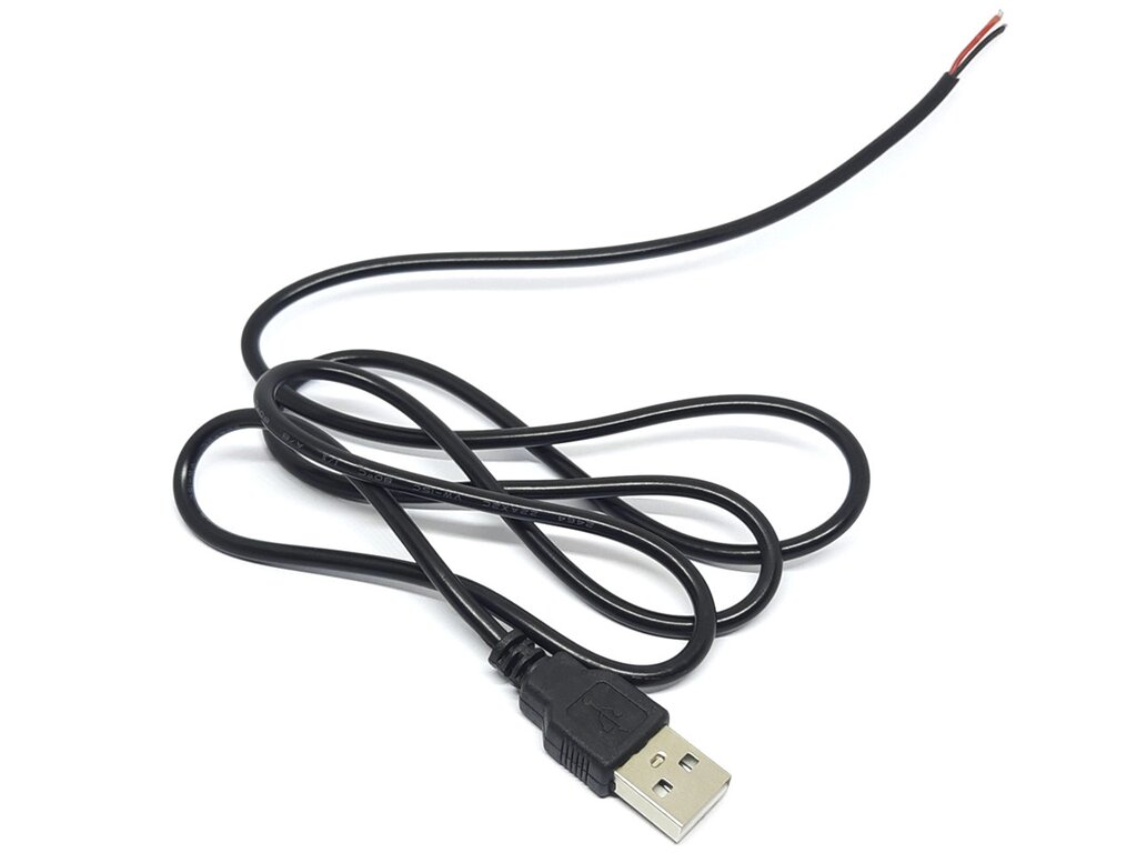 USB штекер з дротом 100 см від компанії Кладова Майстра на Закупка - фото 1