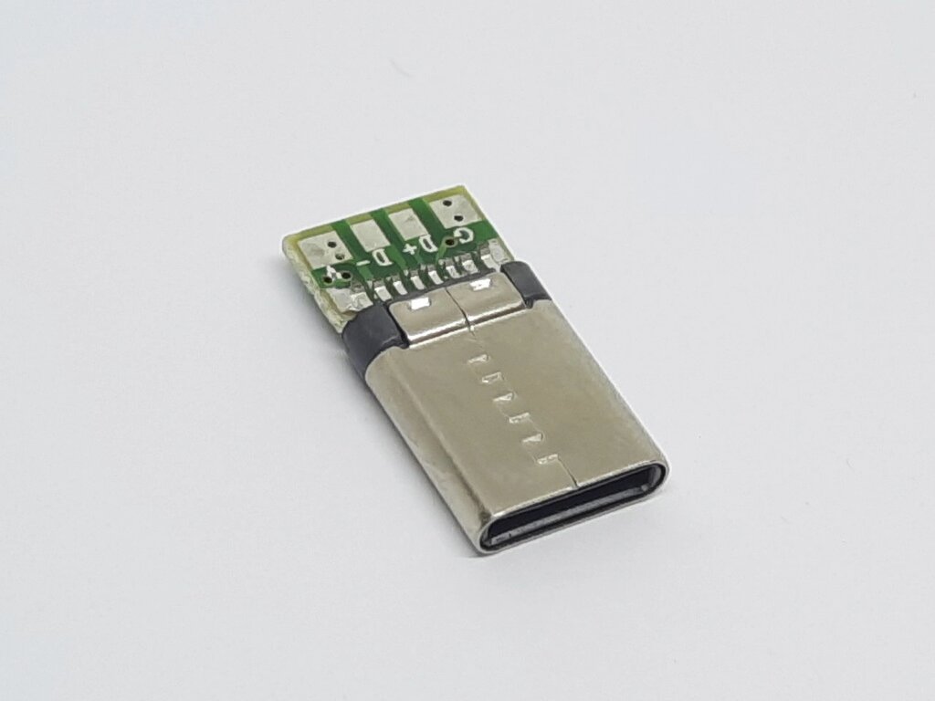 USB type-C штекер під пайку на кабель від компанії Кладова Майстра на Закупка - фото 1
