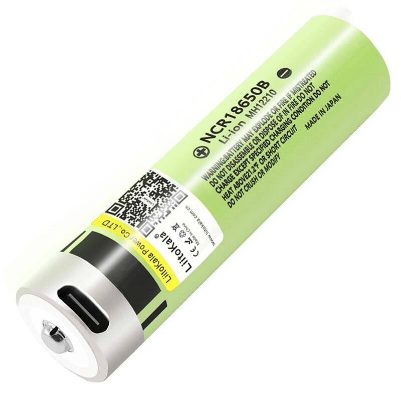 Акумулятор LiitoKala 34B-USB 18650 / NCR18650B / Type-C / Захист / 3A / 3400mah від компанії Інтернет-магазин VNGSM - фото 1