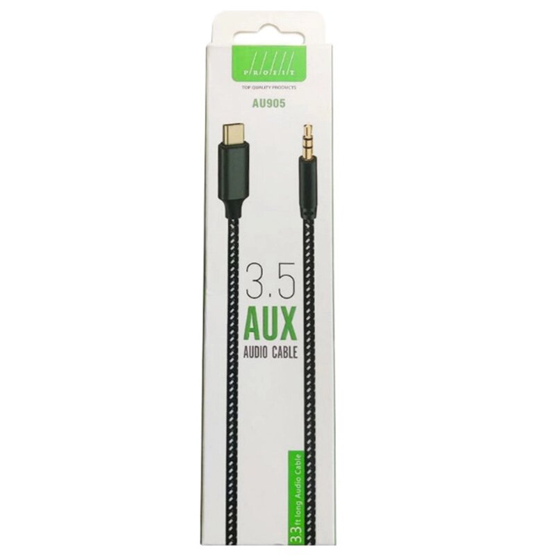 AUX Кабель Profit AU905 3,5 toType-C 1m (Black) від компанії Інтернет-магазин VNGSM - фото 1